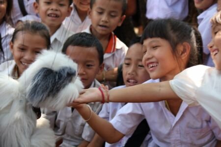 Puppet show - Apex Asia, Laos marionette puppet show - apex asia laos
