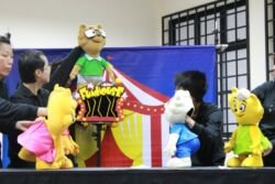 Tosh puppet kindness show